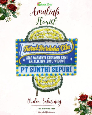 Papan Bunga Duka di Suka Damai