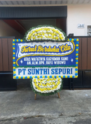 Papan Bunga Duka di Suka Damai